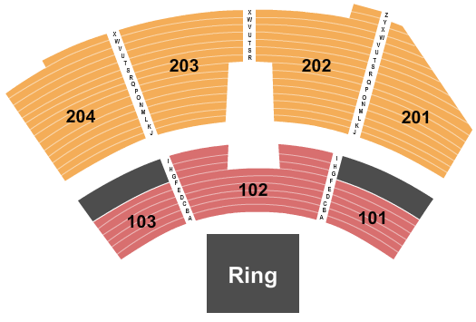 Hard Rock Live - Hard Rock Hotel & Casino Tulsa Seating Chart: Boxing