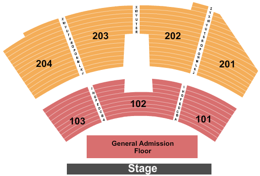 Hard Rock Live - Hard Rock Hotel & Casino Tulsa Seating Chart: Endstage GA Floor