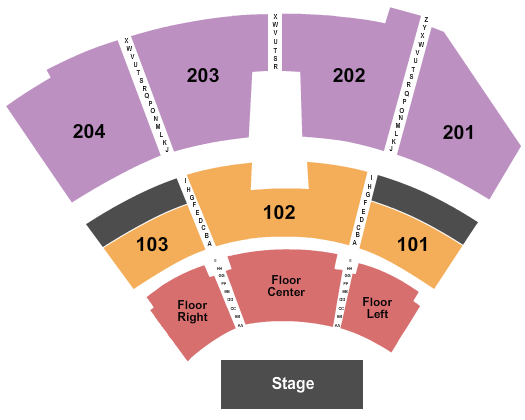 Hard Rock Live - Hard Rock Hotel & Casino Tulsa Seating Chart: Theatre 3