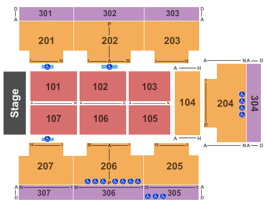 Seminole Hard Rock Event Center Seating Chart
