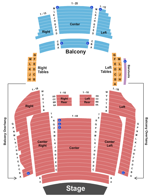 Hard Rock Live - Orlando Seating Chart: End Stage