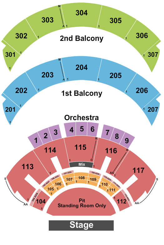 Hard Rock Live At The Seminole Hard Rock Hotel & Casino - Hollywood Seating Chart: Endstage GA Pit/ADA
