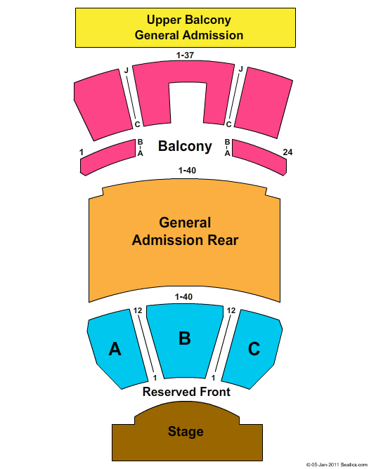 Hard Rock Live Seating Chart