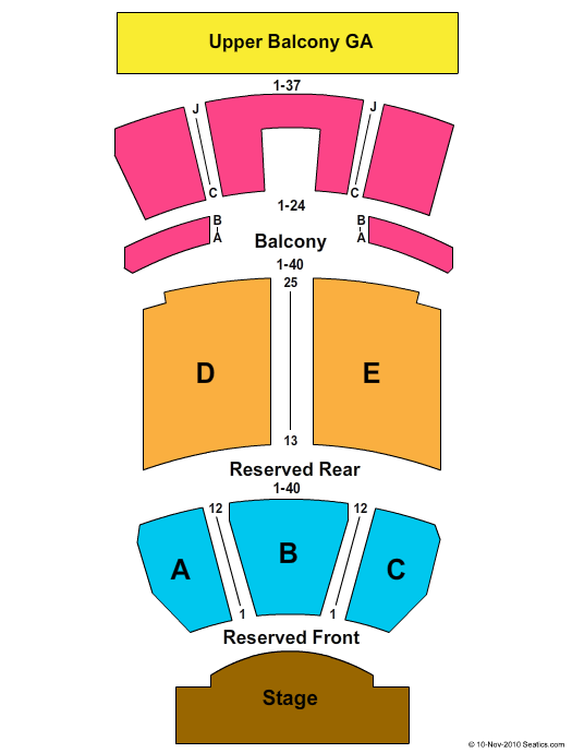 Hard Rock Live Seating Chart