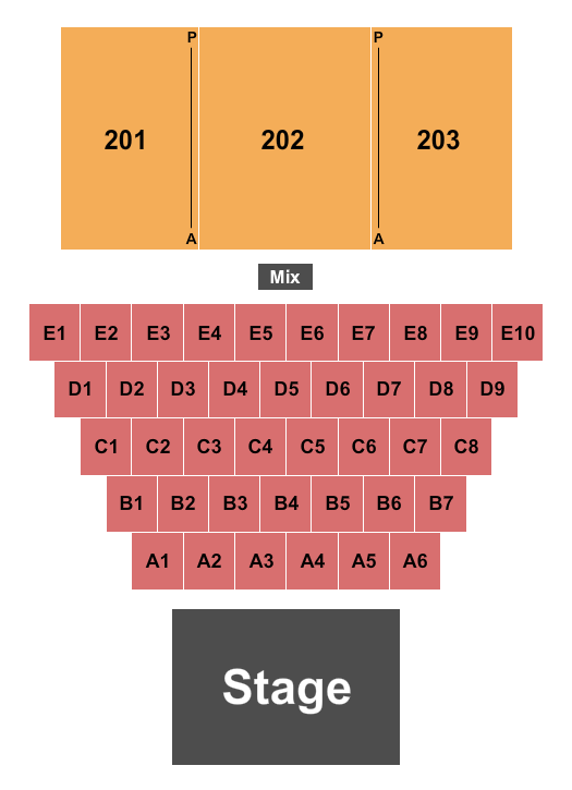 Hard Rock Live Northern Indiana Seating Chart: Endstage Tables 2