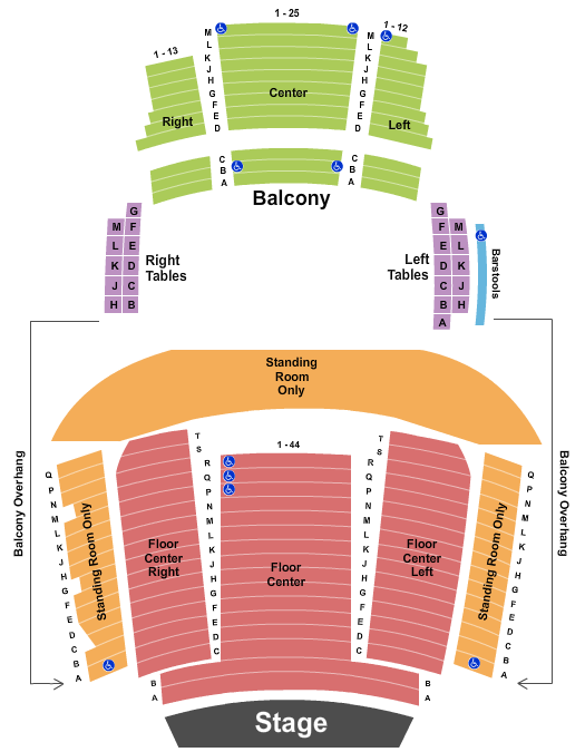 Hard Rock Live - Orlando Seating Chart: End Stage 3