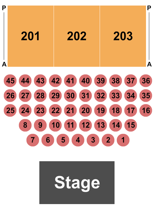 Hard Rock Live - Rockford Seating Chart: Endstage Tables 2