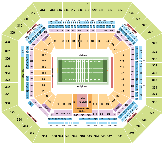 Tom Benson Stadium Seating Chart
