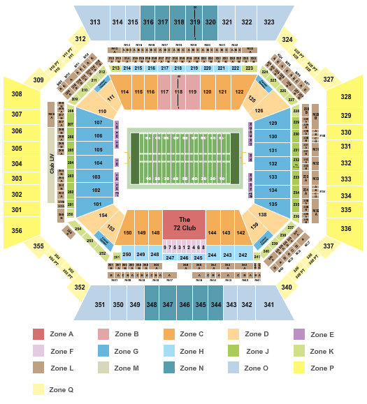 Hard Rock Stadium Seating Chart Soccer