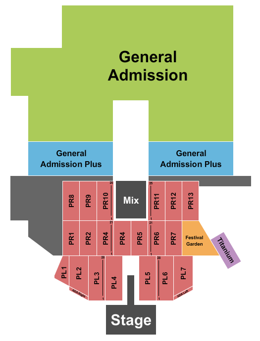 Hard Rock Stadium Seating Chart: Jazz In The Gardens 3