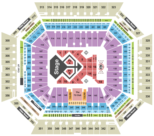 Hard Rock Stadium Seating Chart: Usher