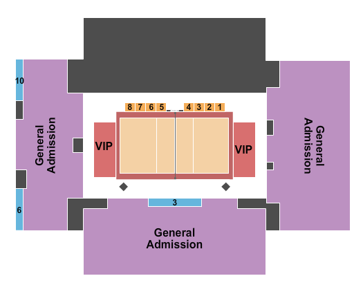 Hard Rock Tennis Center at Hard Rock Stadium Seating Chart: AVP Volleyball