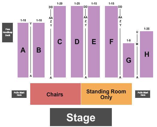 Harford Fair Seating Chart: Reserved SRO 2