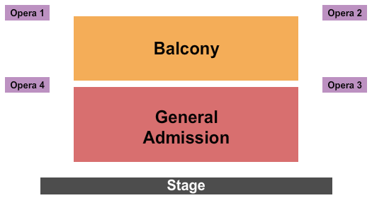 Hargray Capitol Theatre Seating Chart: Endstage GA/Balc/Opera