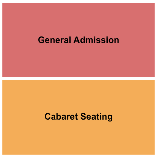 Harlow's Night Club Seating Chart: GA/Cabaret