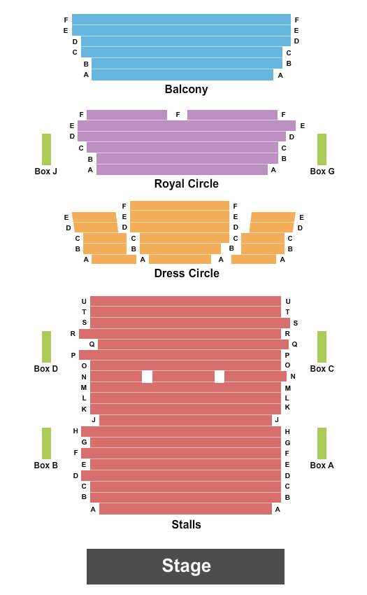 Harold Pinter Theatre Map