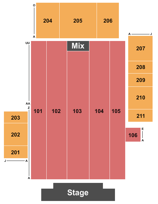 Chumash Casino Concert Seating Chart