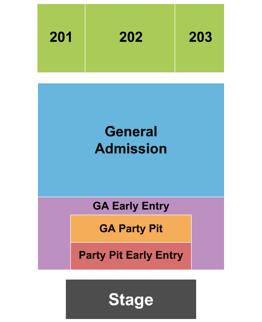 Harrah's Phoenix Ak-Chin Seating Chart: GA/Pit 3