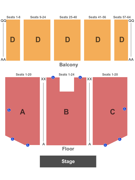 Harrah's Southern California Casino & Resort Seating Chart: Endstage