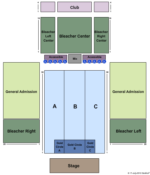 Harrah's Rincon Casino Seating Chart