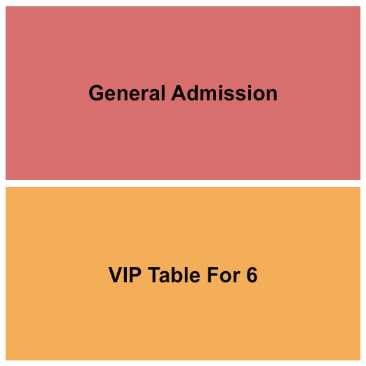 Harriet's Rooftop Seating Chart: GA & Tables