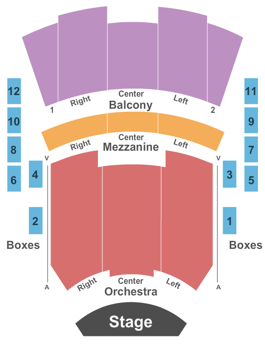 Harrison Opera House Seating Chart: Full House