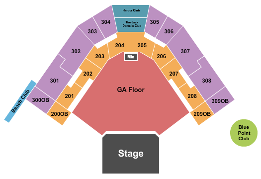 Hartford HealthCare Amphitheater Seating Chart