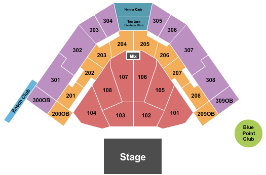 Hartford HealthCare Amphitheater Seating Chart: Endstage