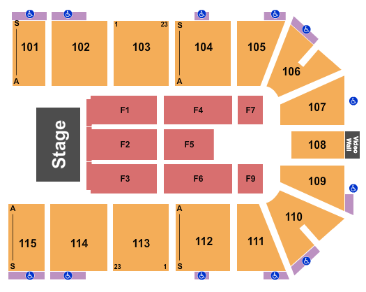 Park City Arena Seating Chart: Godsmack