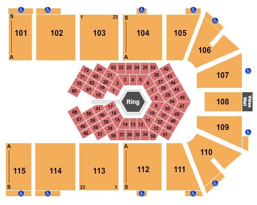 Park City Arena Seating Chart: MMA 2