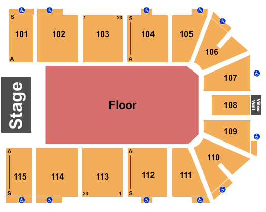 Hartman Arena Seating Chart: Russ