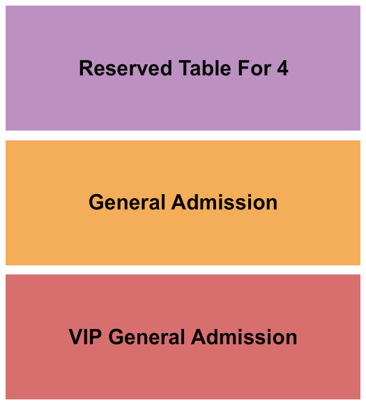 Harvester Performance Center Seating Chart: VIP/GA/Res Table