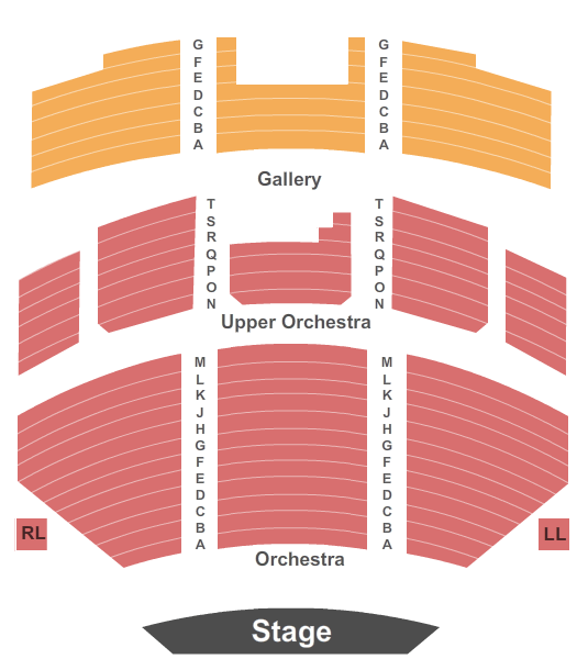 Harvey Theatre at Brooklyn Academy of Music Seating Chart