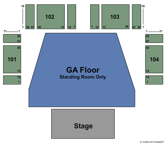 Harveys Outdoor Arena Seating Chart