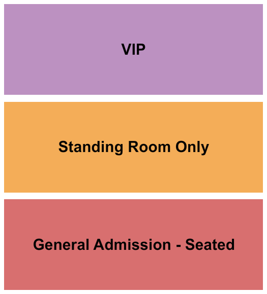 Hawthorne Theatre Seating Chart: GA Seated/Standing & VIP