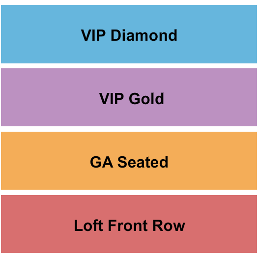 Hawthorne Theatre Seating Chart: Loft Front/GA/VIPgs
