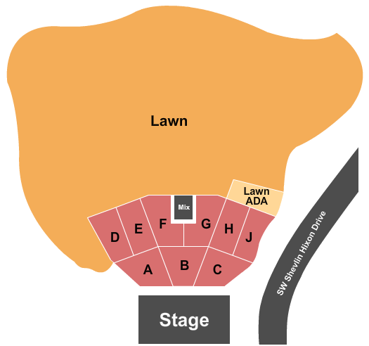 Hayden Homes Amphitheater Seating Chart: Endstage