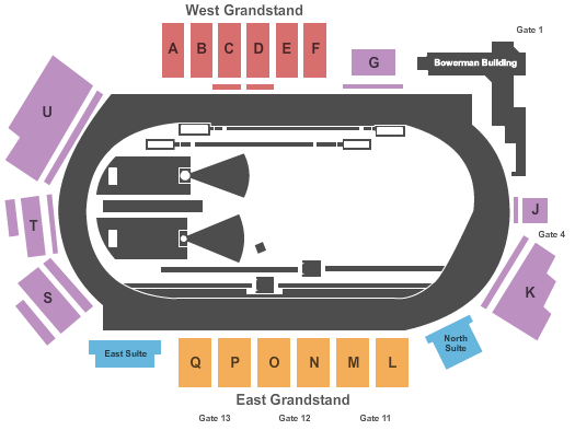 Hayward Field Seating Chart: Track and Field