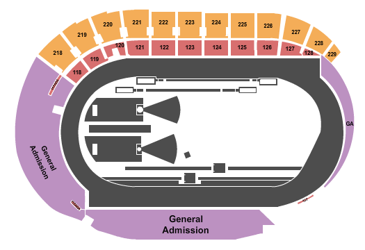 Hayward Field Seating Chart: USATF Outdoor