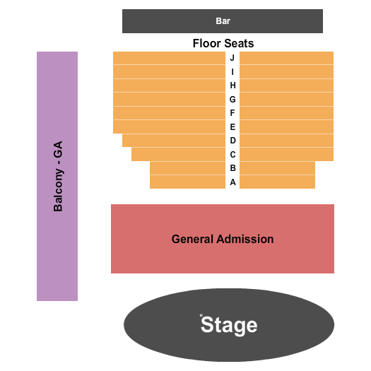 Headliners Music Hall - KY Seating Chart: Endstage GA Floor/RSV