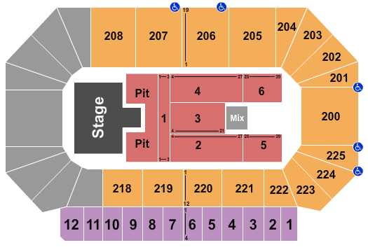 Heartland Events Center Seating Chart: Ian Munsick
