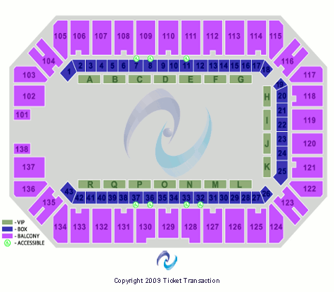 Extraco Events Center Seating Chart