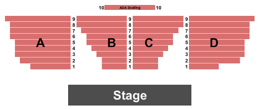 Helen Connor Laird Theatre Seating Chart: Endstage