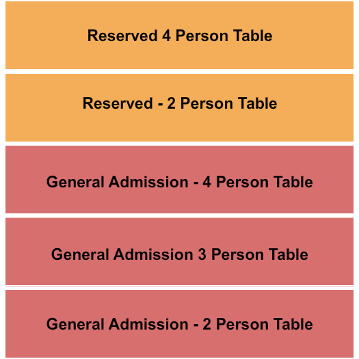 Helium Comedy Club - St. Louis Seating Chart: GA/Reserved Tables