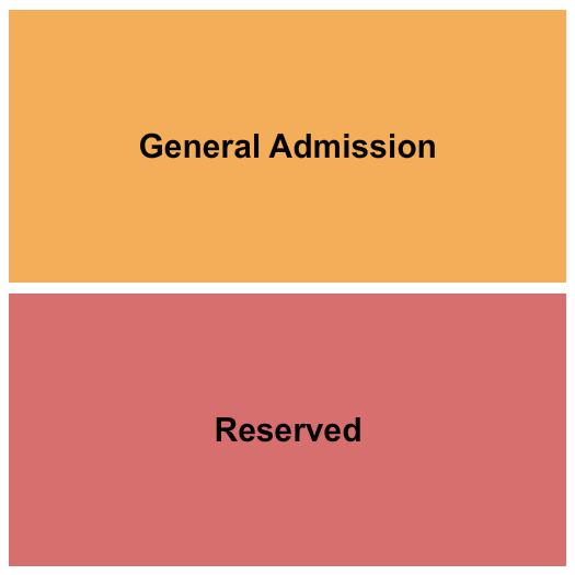 Goodnights Comedy Club Seating Chart: GA & Reserved
