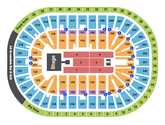 Heritage Bank Center Seating Chart: Brandy