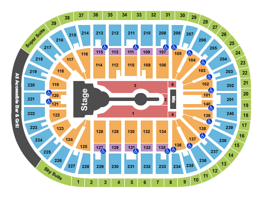 Heritage Bank Center Seating Chart: Cardi B