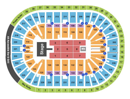 Heritage Bank Center Seating Chart: CeCe Winans