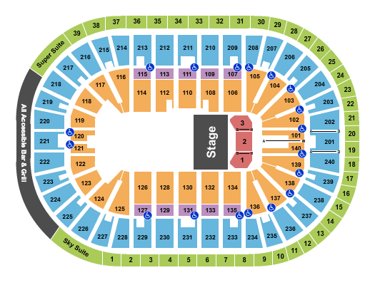 Heritage Bank Center Seating Chart: Paw Patrol