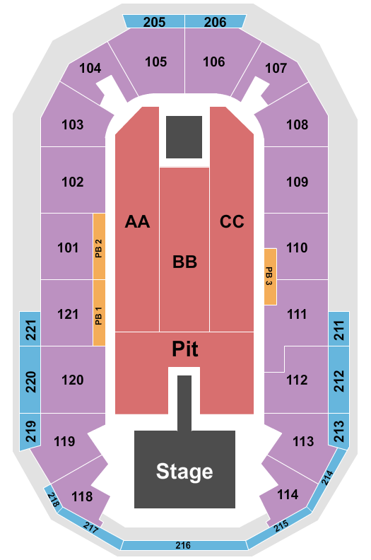 Hero Arena At Mountain America Center Seating Chart: Cole Swindell